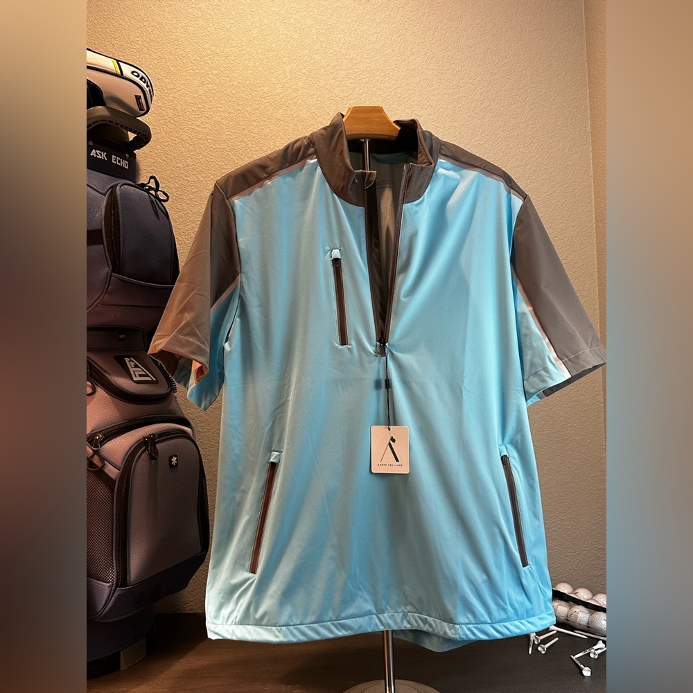 Above the Links Blue and Gunmetal Jacket